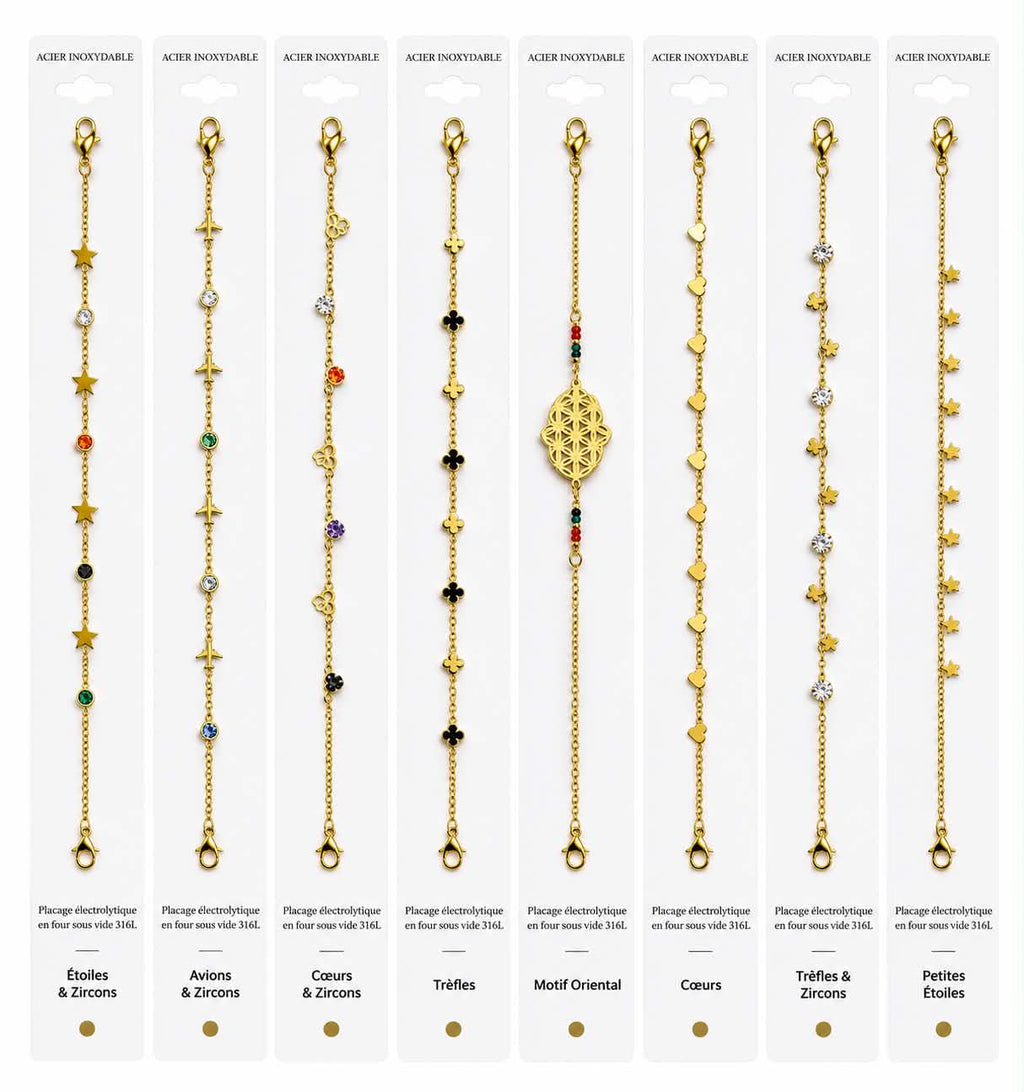 OFFRE LIMITÉE Achetez 3 bracelets et recevez 1 gourmette GRATUITE de votre choix